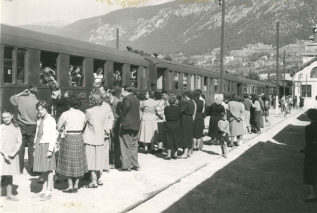 Photo d'archive : train Briançon