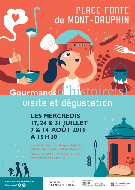 Affiche Gourmands d'histoire(s)