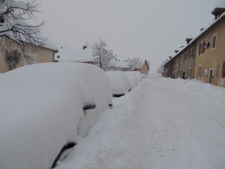 Neige à Mont-Dauphin