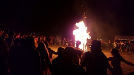 Feu de la St-Jean à Mont-Dauphin