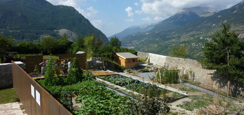 Jardin historique vue d'ensemble