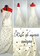 Création melilange couture -  robe de mariée