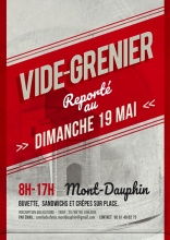 Vide-greniers de Mont-Dauphin reporté au 19 mai