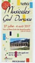 Musicales Guil Durance à Mont-Dauphin 26e édition