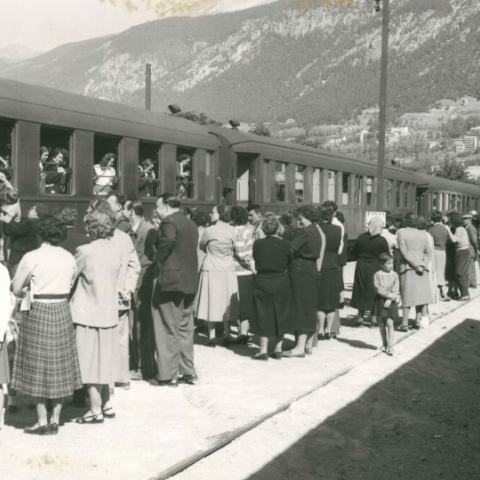 Photo d'archive : train Briançon