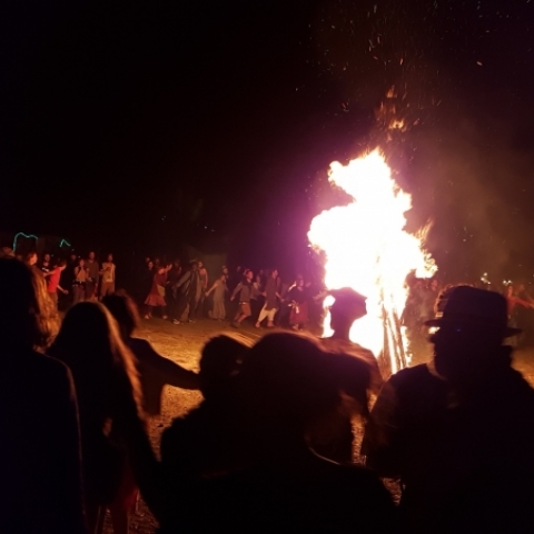 Feu de la St-Jean à Mont-Dauphin