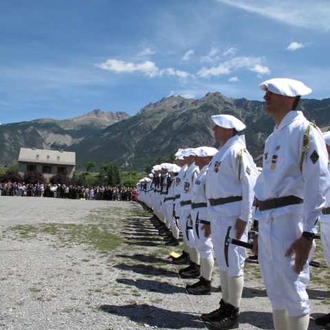 Défilé de chasseurs alpins